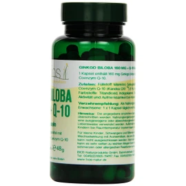 Bios Ginkgo Biloba 160 mg and Q-10, 100 Capsules, Pack of 1 (1 x 48 g)
