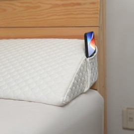 Talcusble Bed Wedge Pillow(60"x10"x6") Queen Size, Bed Gap Filler, Mattress Gap Filler, Headboard Bolster Pillow, Wall Pillow, Close The Gap(0-8") Between Your Headboard and Mattress/Wall