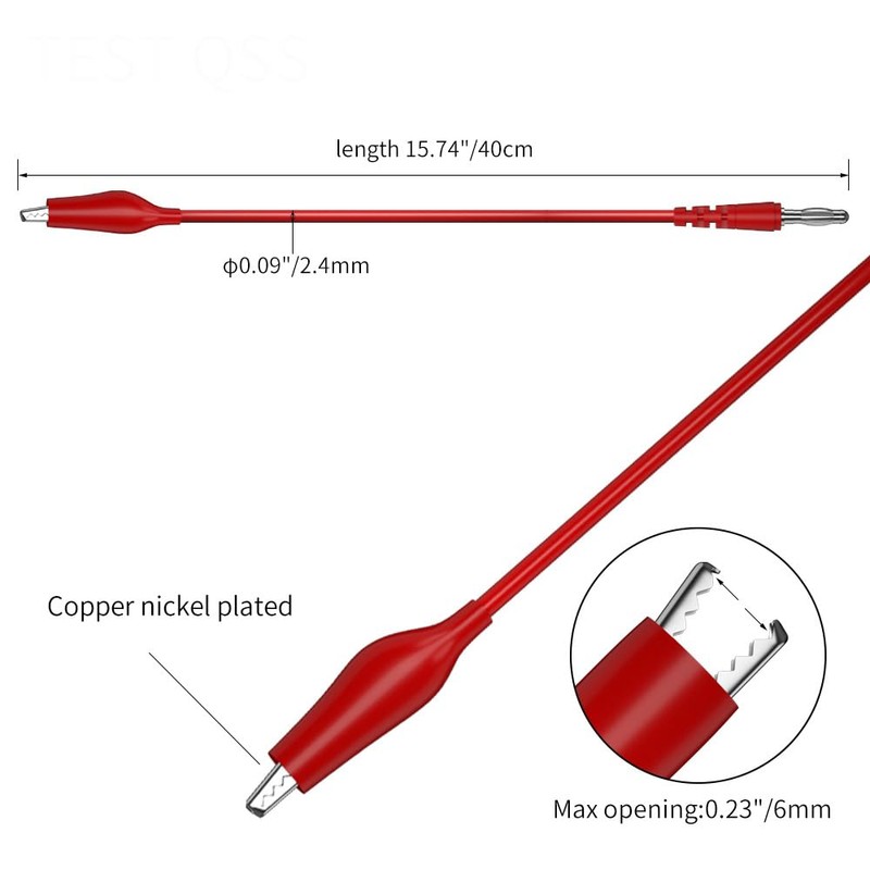 CZJZDZ - Kit de cables de prueba de 25 unidades