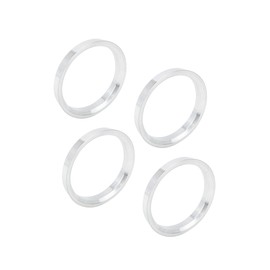 INFINAUTO 4pcs 73.1 to 63.4 mm Aluminium Alloy Car Hub Centric Rings Stylish Design