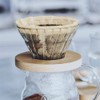 ANCLLO 100 Pieces Coffee Filter Paper, V02 Coffee Filters, Natural,
