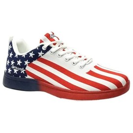 Pyramid Men's Path Lite Seamless Mesh Bowling Shoes - USA Flag Size 11.5