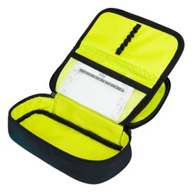 Baagl Pencil Case for Girls - School Pencil Case for Stationery - School Supplies Pencil Case, Boys Pencil Case for School, Football Player, School pencil case