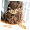 Beavorty Flower Hair Clip with Rhinestones Elegant Spring Barrette for