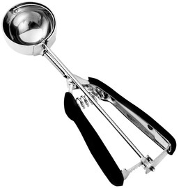 HOMURE H Cookie Scoop 4 Tablespoon, Size #16 Cookie Dough Scoop, Muffin Scoops for Baking, 4 Tbsp/ 60 ml/ 2 oz Cookie Scoop for Baking, Spring-Loaded Scoop, Comfortable Grip