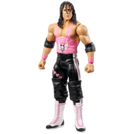 WWE SummerSlam Bret Hitman Hart Figura de acción en Escala de 6 Pulgadas con articulación y Anillo Serie #97