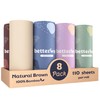 Betterway Bamboo Natural Brown Paper Towels - 8 Rolls, 2