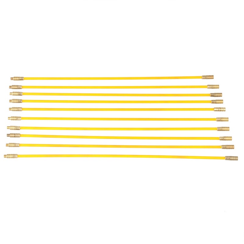 10pcs 4mm Fiberglass Running Wire Cable Electrical Fish Tape Pull