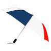 Red White & Blue Compact WINDPROOF Auto Open Umbrella &