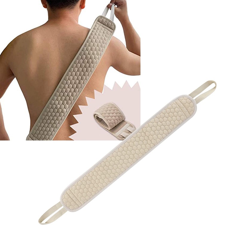Back Scrubber Polyester Cotton Exfoliating Deep Activated 2-Sided Back Washing