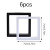 XiXiRan 3D Floating Display, 6 Display Box Jewellery, Coin Frame,