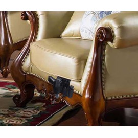 Bedside Pistol Holster, Tactical Bed Side Gun Holster, Under Mattress Handgun Holster with Flashlight Loop Holder