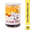 SATVIK Pack of 100 Pure Cow Ghee Wicks for Puja