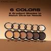 YOUNG VISION Deep Dark Matte Powder Bronzer for Deep Skin,