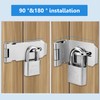 Shed Door Latch Clasp Lock, Stainless Steel Padlock Hasp, Security
