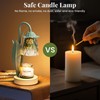Flower Candle Warmer Lamp with Timer Dimmable, Unique Candle Warmer