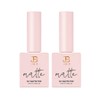 Nail Prescription Jinbee Ivy matte top gel, matte top gel, 2 units, 11ml / 네일처방 진비 아이비 무광 탑젤, 매트탑젤, 2개, 11ml