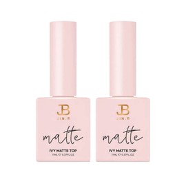 Nail Prescription Jinbee Ivy matte top gel, matte top gel, 2 units, 11ml / 네일처방 진비 아이비 무광 탑젤, 매트탑젤, 2개, 11ml