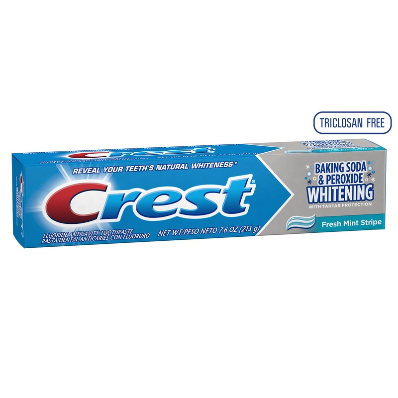 Crest Baking Soda & Peroxide Whitening with Tartar Protection Toothpaste,