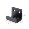 Geesatis 6 Pcs Wall Tile Display Hooks Brackets Picture Frame