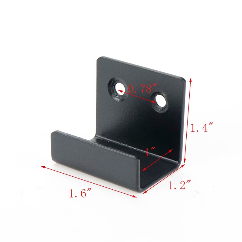 Geesatis 6 Pcs Wall Tile Display Hooks Brackets Picture Frame