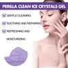4Pcs Face Clean Gel Perilla Facial Skin Care Cleansing Hydrating