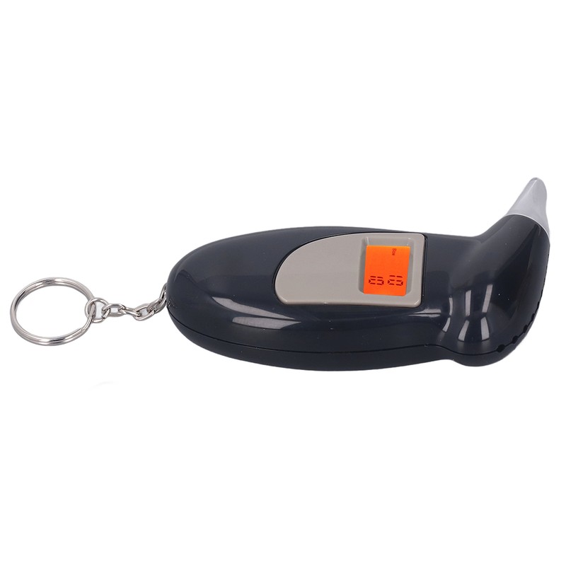 Alcohol Tester Professional LED Digital Keychain Breath Alcohol Detector Audible
