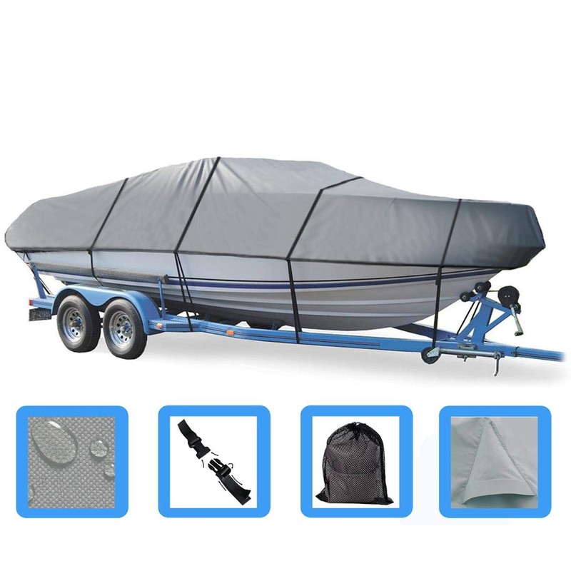 SBU Boat Cover Compatible for Lund Alaskan 1800 SS Side