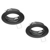 ledscom.de Fere Ceiling Mounting Frame Round Matte Black Pack of