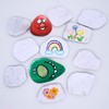 WYYFXY® Pack of 12 Flat Stones for Painting, 3-8 cm,