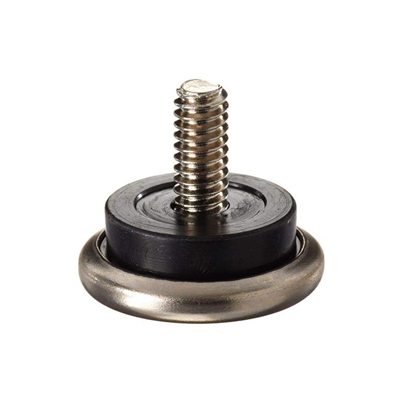 Shepherd Hardware 9450 1-1/16-Inch Threaded Stem Furniture Glides, 1/4-Inch Stem