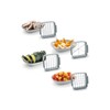 Genius Nicer Dicer Quick Vegetable Slicer, 7 Pieces, Vegetable Slicer,