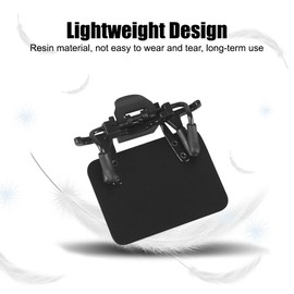 Shooting Glasses Blinders, 2PCS Resin Archery Glasses Clip Occluders Lightweight Shooting Glasses Eye Masks for Archery Target Assistance