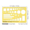 Traceease Drafting NATO Drawing Template Drawing Stencil,Designing Template Measuring Ruler
