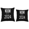 NOONI Est.2024 New Baby Matching Family Pregnancy Throw Pillow, 16x16,