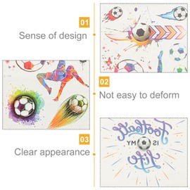 Football Face Tattoos 10 Sheets Soccer Motivational Tattoos Temporary Soccer Football Temporary Tattoos for Sports Party Goodie Bag Stuffers Favors Prize