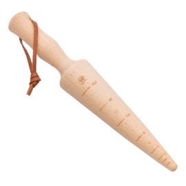 REDECKER Untreated Beechwood Garden Dibber for Seedling and Bulb Planting Tool, Gardening Wooden Dibber