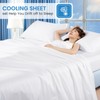 LBRO2M 100% Tencel Sheet Set Lyocell Cooling Sheets for Hot