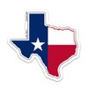 Texas State Map Flag Large car window sticker decal 10"