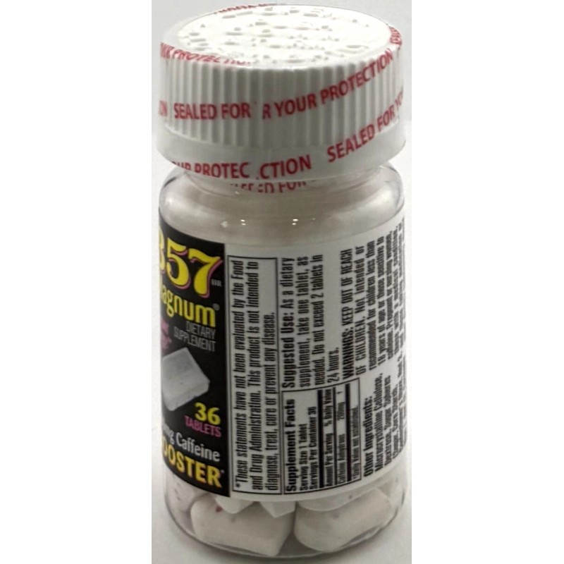 DBI 12 357 Magnum Instant Energy Booster 200mg CAFFEINE 36