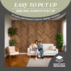 Timberchic DIY Reclaimed Wooden Wall Planks - Simple Peel and