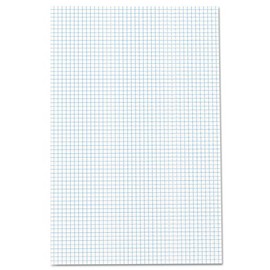Ampad Quadrille Double Sided Pad, 11 x 17, White, 4x4 Quad Rule, 50 Sheets, 1 Pad (22-037)