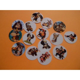 Unbranded Pre Cut One Inch Bottle Cap Images DONKEY KONG Free Shipping - photo, 25 images