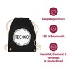 Shirtracer - Gym Bag Backpack - & Concert - Techno
