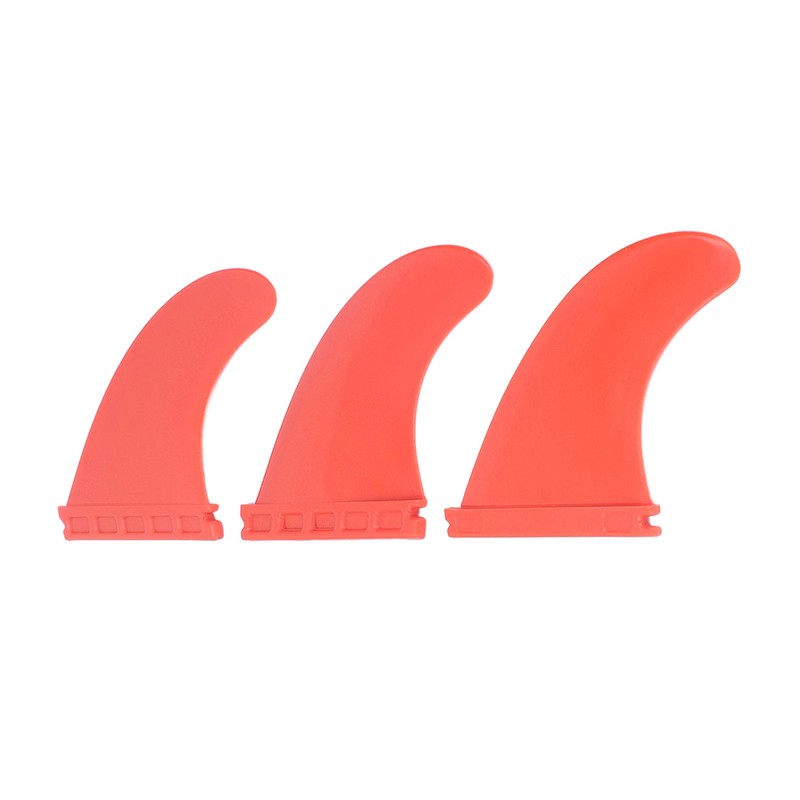 3Pcs Surfboard Fins PVC Thruster Fins Surfing Board Accessories for