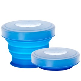 humangear GoCup | Compact Storage | On the Go Cup | BPA-free, PC-free, Phthalate-Free, Large (8 fl.oz/237ml), Blue