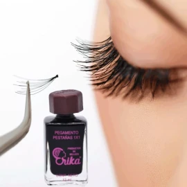 Erika Pegamento Negro Para Pestañas Lashista 1x1 12ml