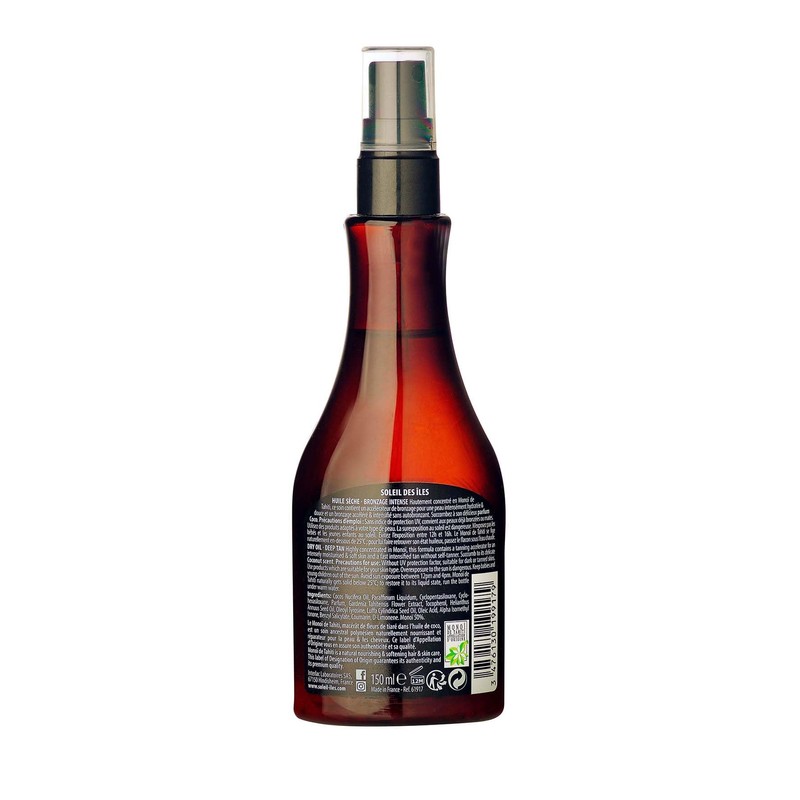 Soleil des Isles | Monoï-Tahiti Dry Tanning Oil 100% Natural