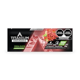 TITANIUM Gomitas Energéticas Masticables - Alternativa Geles Energeticos Para Corredores o Ciclistas - Pre Entreno sin Cafeína, Vegano - Con Glucosa y
