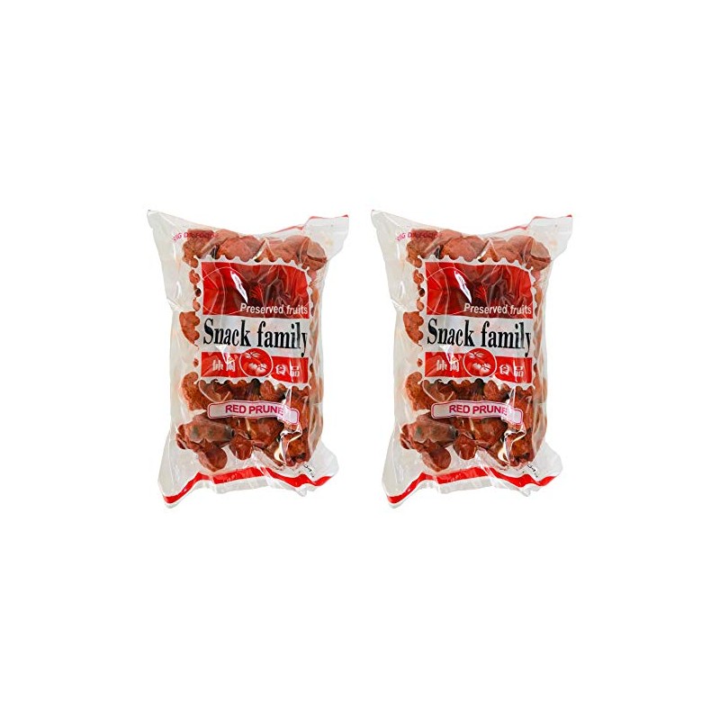 Snack Family Preserved Fruits - Red Salt Prune - Pack